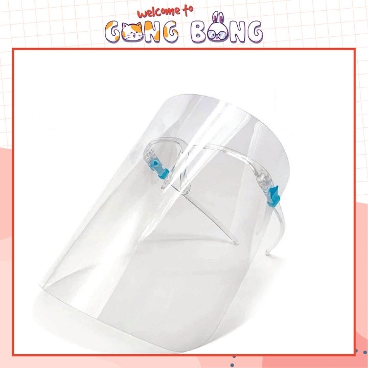 Kính bảo hộ trong suốt, chống bụi, chống giọt bắn, kính Face Shield che mặt, chống dịch Corona hiệu quả