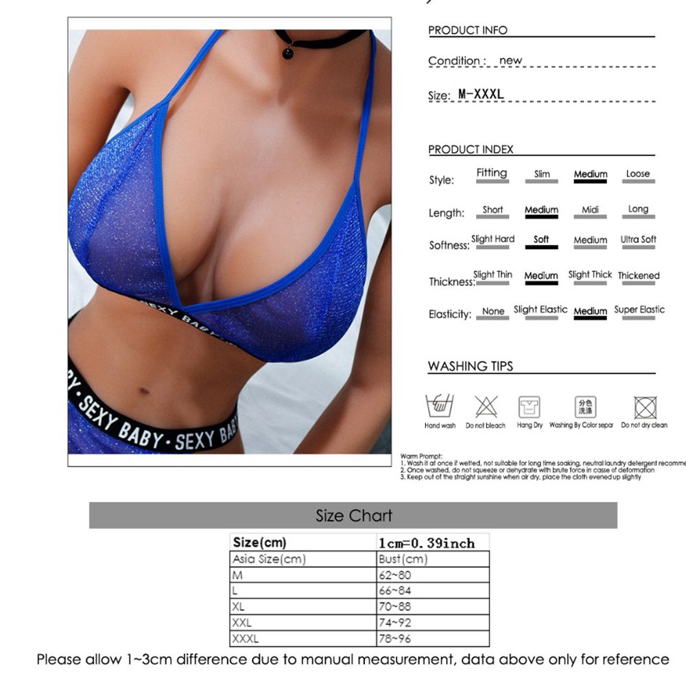 BACK2LIFE V-Neck Sexy Perspective Bras Underwear Backless Woman Bras