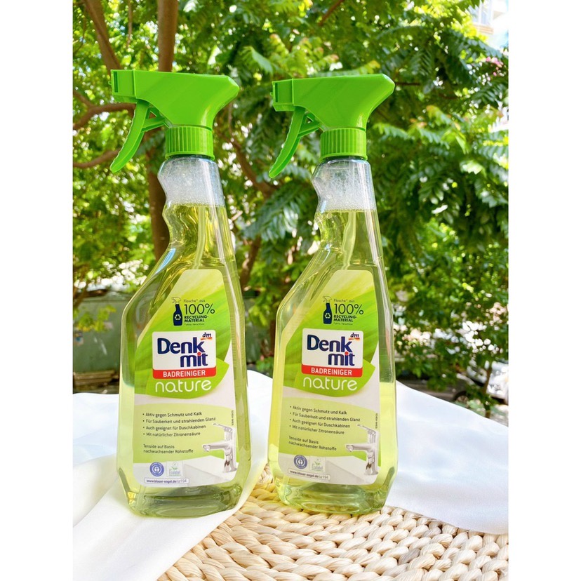 Dung dịch tẩy rửa nhà tắm Denkmit Badreiniger Nature 750ml - Shop Dalavii