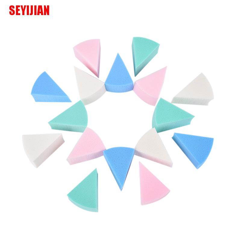 Set 8 Mút Rửa Mặt Hình Tam Giác Mềm Mại Tiện Dụng