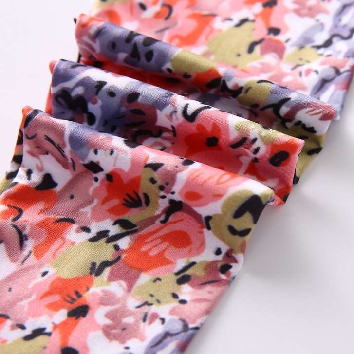 Quần Legging Hoa Dễ Thương Thời Trang Mùa Hè Cho Bé Gái 3-10 Tuổi