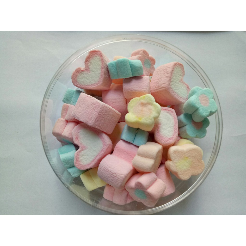 Kẹo Bông Marshmallow đủ vị, Gói 100g