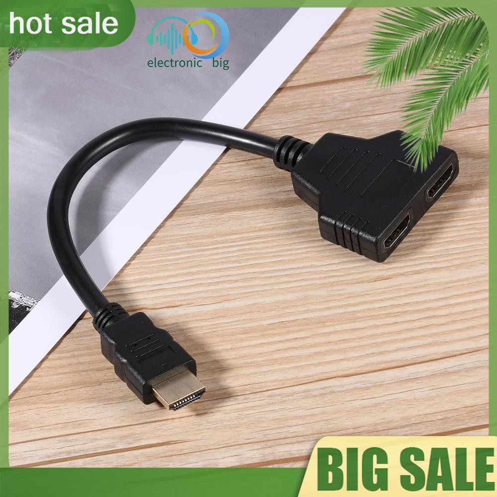 Bộ Chia Cổng Hdmi 1080p 1x2 1 Đầu Ra 2 Đầu