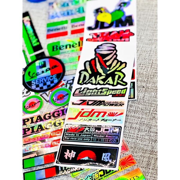 Set Tem Sticker màu hologram cực đẹp ✌