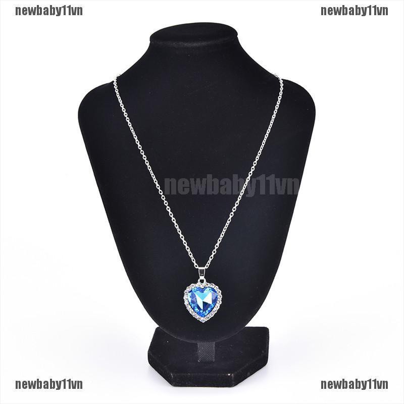 Vòng cổ Mặt Trái Tim Đính Đá Pha Lê