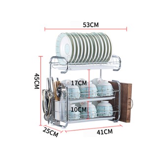 Kệ để chén bát 3 tầng inox a28