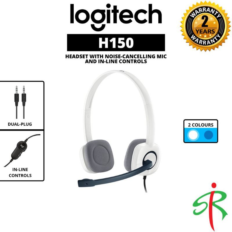 Tai Nghe cao cấp Logitech H150 (2 Jack Cắm Mic và Tai Nghe) - Hàng Chính Hãng Bảo Hành 2 Năm | BigBuy360 - bigbuy360.vn