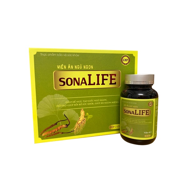 Viên Uống Giúp Ngủ Ngon Giấc Bồi Bổ Sức Khỏe Sona Life