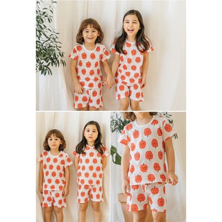 Bộ thun cotton giấy xuất Hàn cho bé trai bé gái 1-7T B282