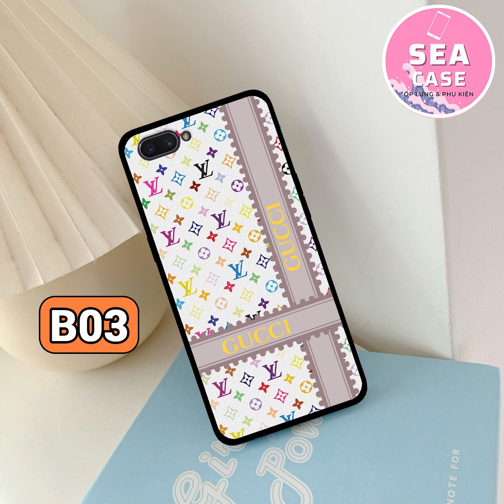 Ốp lưng Oppo A3S - A1K, Ốp điện thoại in hình dioor,lvv sang chảnh,bền,đẹp – lưng nhựa viền dẻo