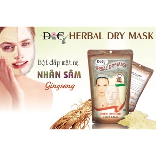 Bột đắp mặt nạ cứng nhân sâm DICY