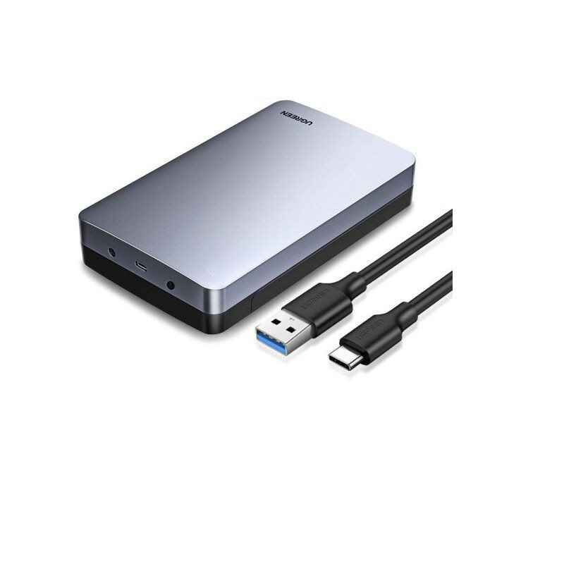 Ugreen 70501 2.5 3.5 Inch 6Gb box ổ cứng cổng Type C gắn pc cổng Usb 3.1 Gen2 CM301