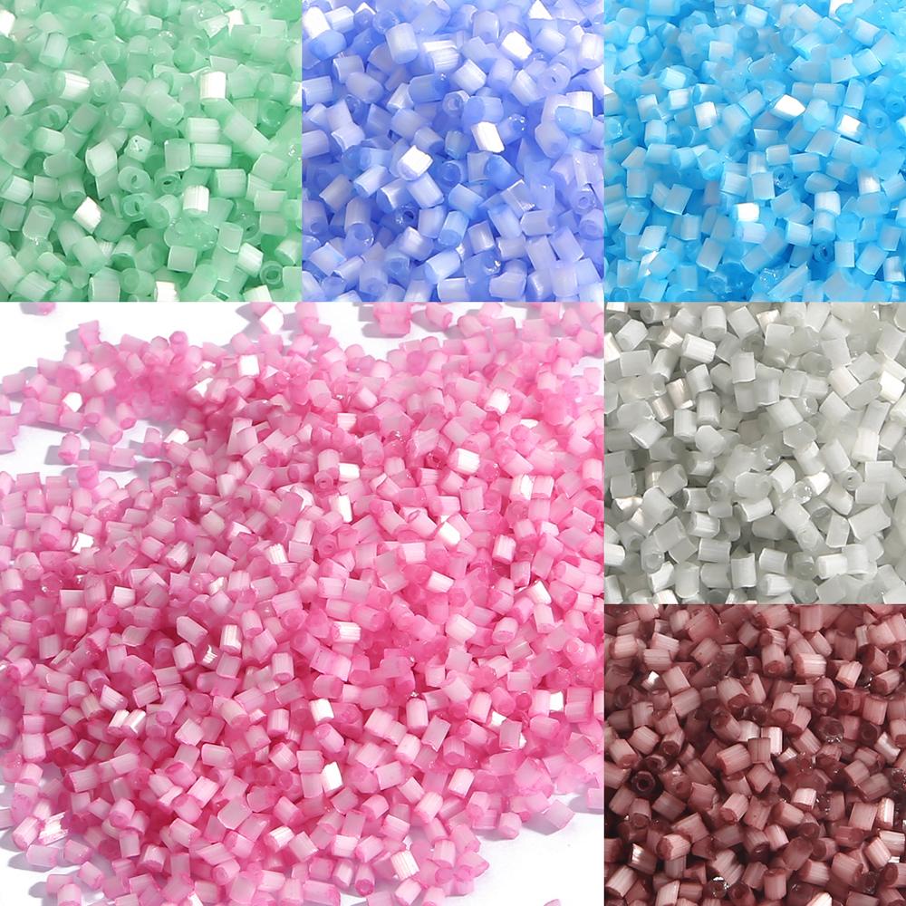 BEADIA Chuỗi Hạt Tròn Bằng Kính Dùng Làm Trang Sức Thủ Công