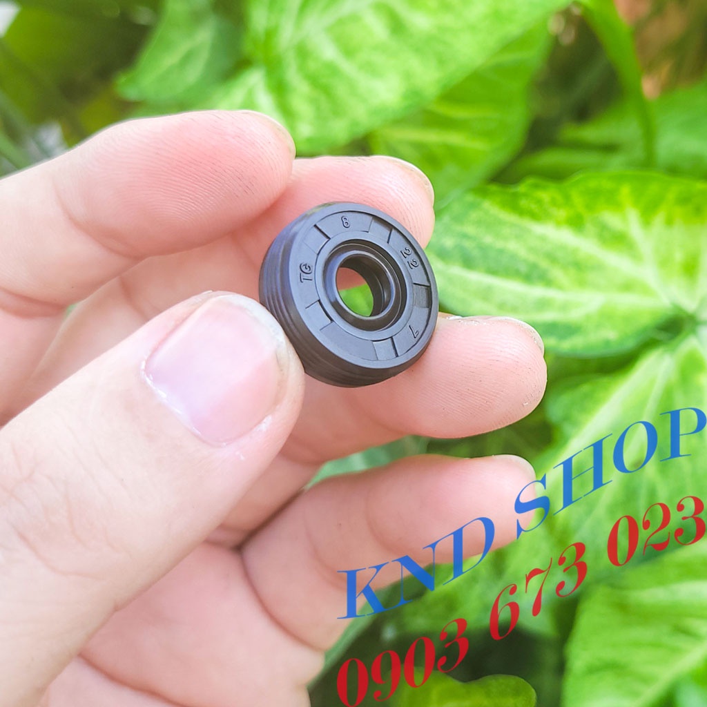 Phốt dầu SVKS TG 8*22*7, Phớt máy bơm chặn nhớt trục chuyên cho phụ tùng máy bơm nước, xe máy và ô tô | KND Shops