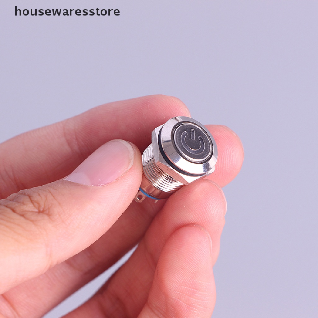 Đèn LED Kim Loại Màu Đen Chống Thấm Nước 12mm 12V