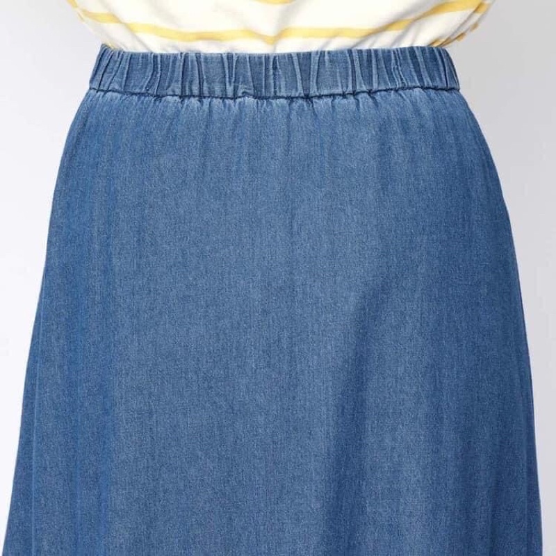 Chân váy denim Gu nhật xs
