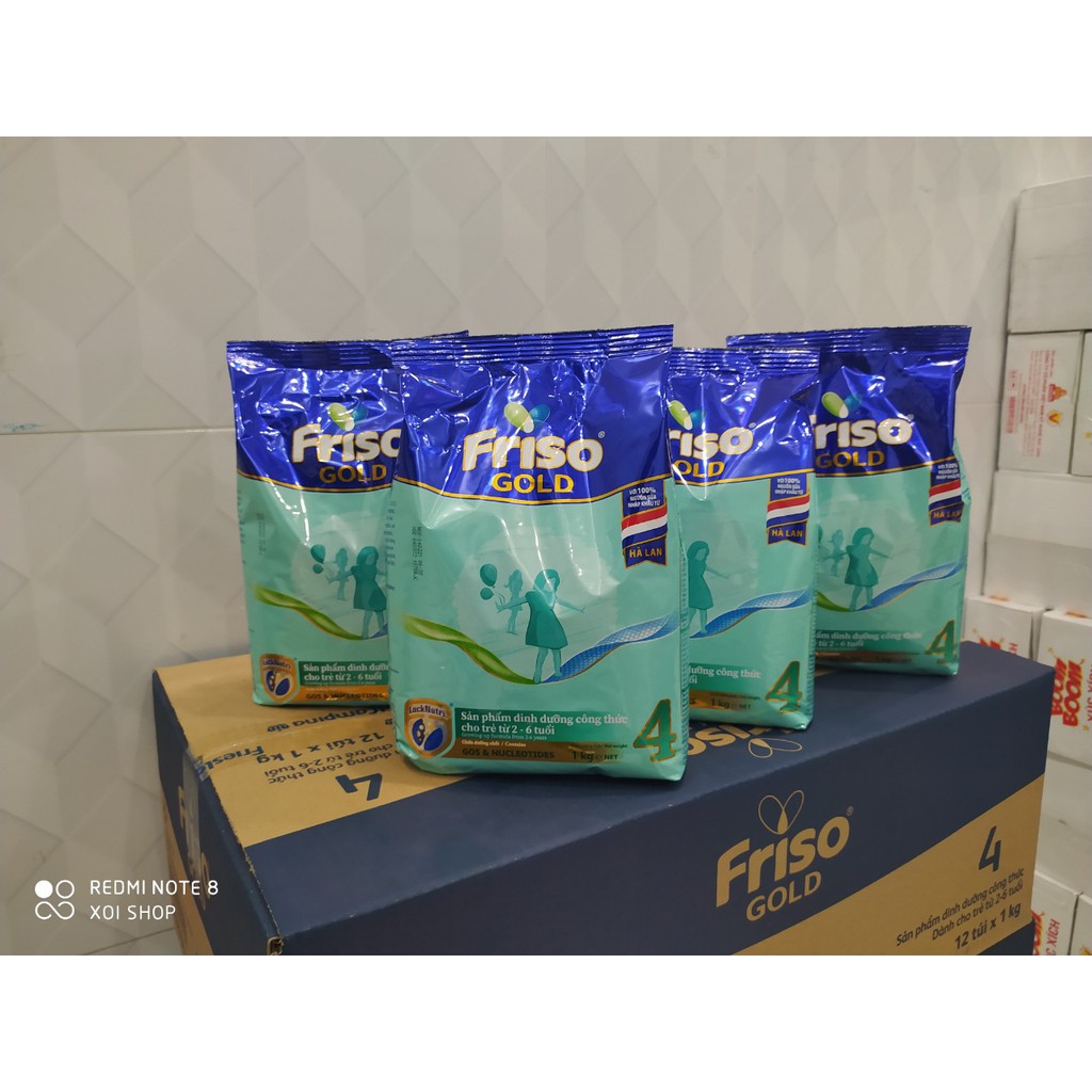 SỮA BỘT FRISO GOLD 4 TÚI 1KG CẢI TIẾN NHẬP KHẨU HÀ LAN