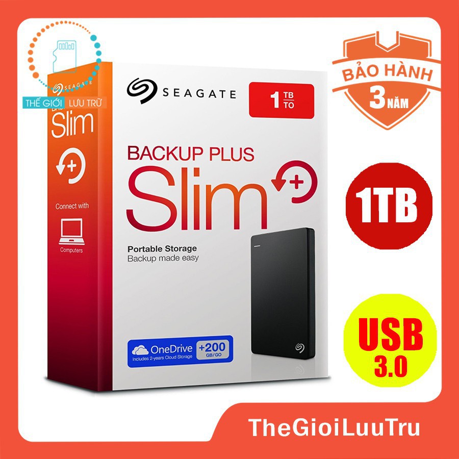 [RẺ VÔ ĐỊCH] Ổ cứng di động Seagate backup plus slim / Expansion 5TB 4TB 2TB 1TB USB 3.0 95