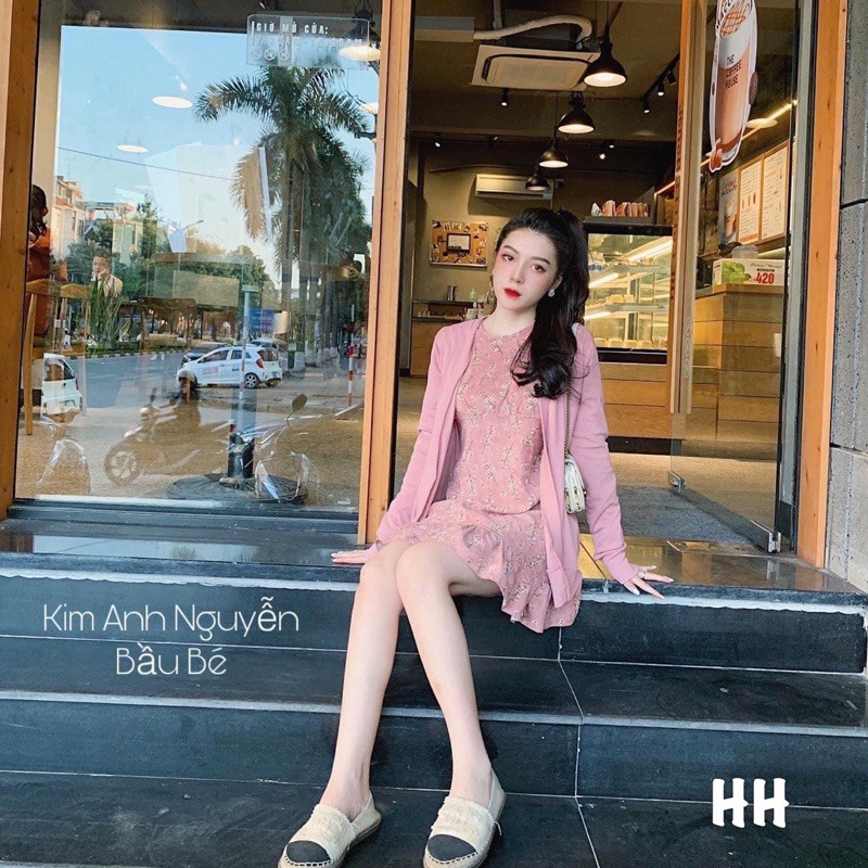 [FREESHIP+ẢNH THẬT] Váy Nhung Hoa Nhí Hàng L1💋💋💋 | BigBuy360 - bigbuy360.vn