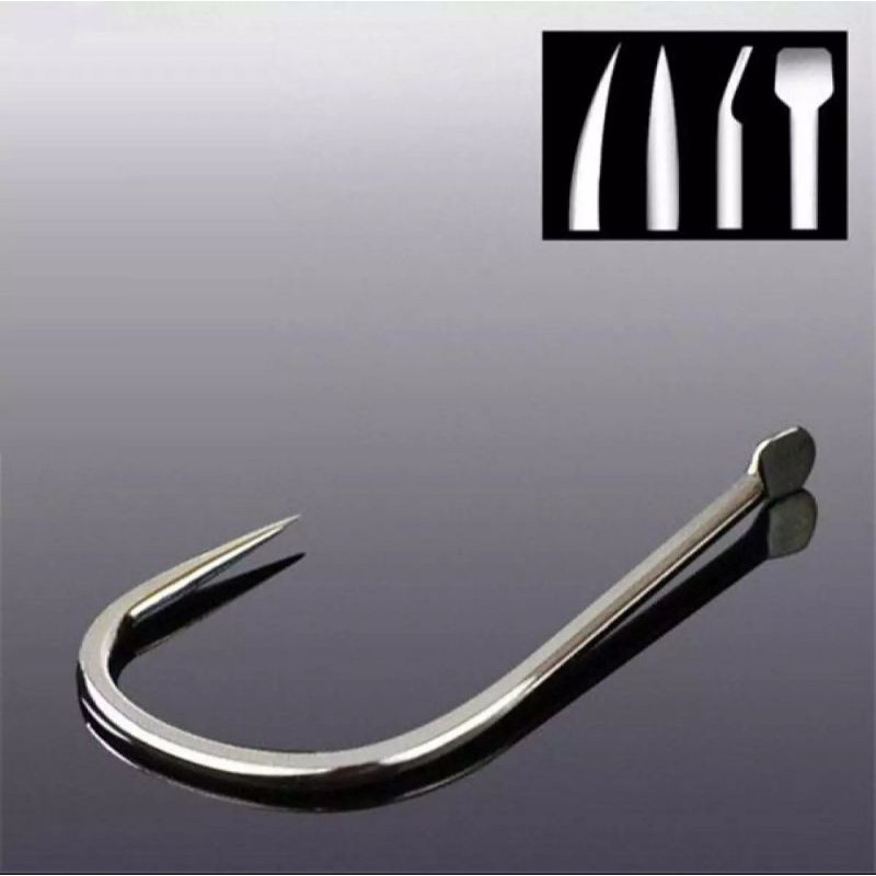 Bộ 20 Lưỡi Câu Không Ngạnh Cacbon 0.8