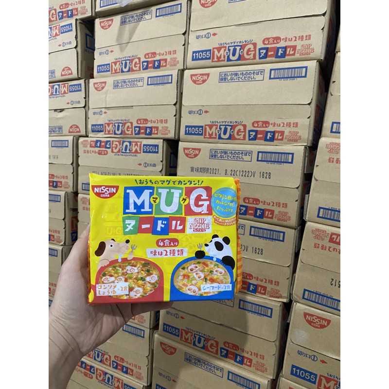 🔥Deal Giá Sỉ🔥 Date 10/2021 Mì Mug Nissin Nhật Bản màu vàng