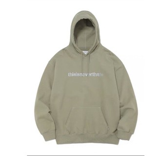 Áo Hoodie Thisisneverthat xanh Olive +tặng kèm quà theo hãng