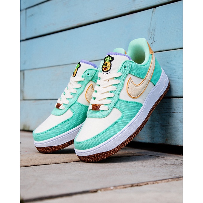 Giày thể thao chính hãng unisex Nike Air Force 1 Happy Pineapple