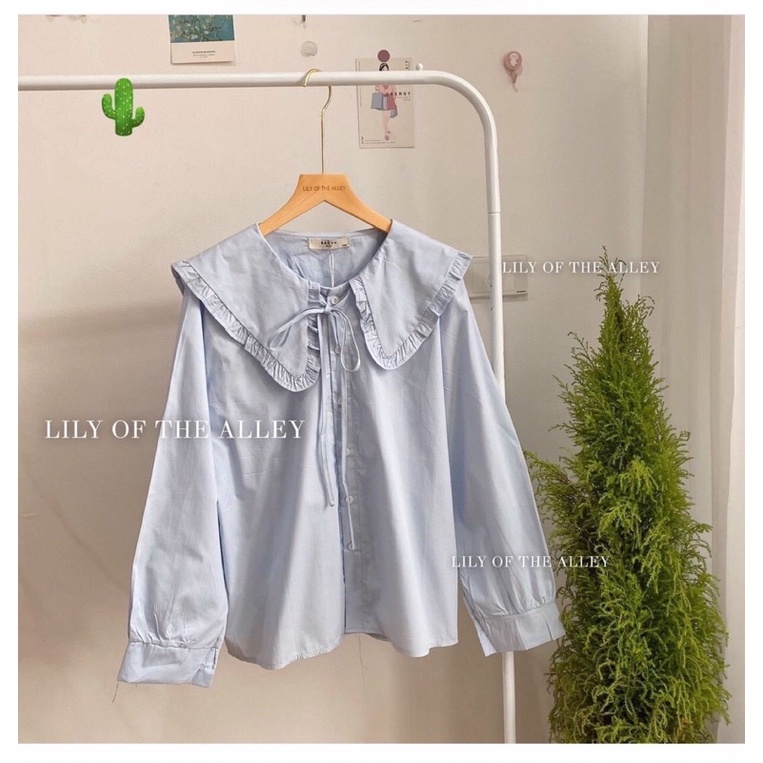 Áo sơ mi bánh bèo hàng đẹp, 3 màu thanh lịch PC alohashop91