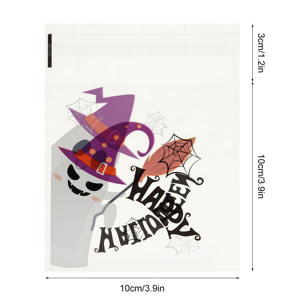 Set 100 Túi Đựng Bánh Kẹo Trang Trí Tiệc Halloween Dễ Thương