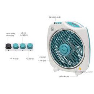 Quạt Bàn Đảo Senko BD1012 (3 Tấc) - Bảo hành 24 tháng
