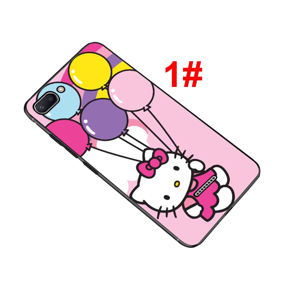 Ốp điện thoại silicon mềm hình mèo Hello Kitty màu hồng 133F cho Redmi 4X 5 5A 6 Pro 6A 7 7A 8A S2