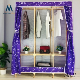 Tủ vải khung gỗ MinhlongwoodHN dài 1m3