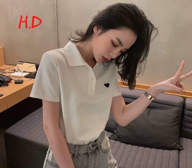 Áo polo tim nhỏ HDA0220