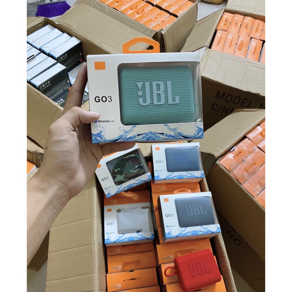 Loa bluetooth mini jbl go 3 Fullbox New 100% giá rẻ nhỏ gọn tiện lợi âm thanh to rõ pin 5h Bảo hành 3 tháng 1 đổi 1