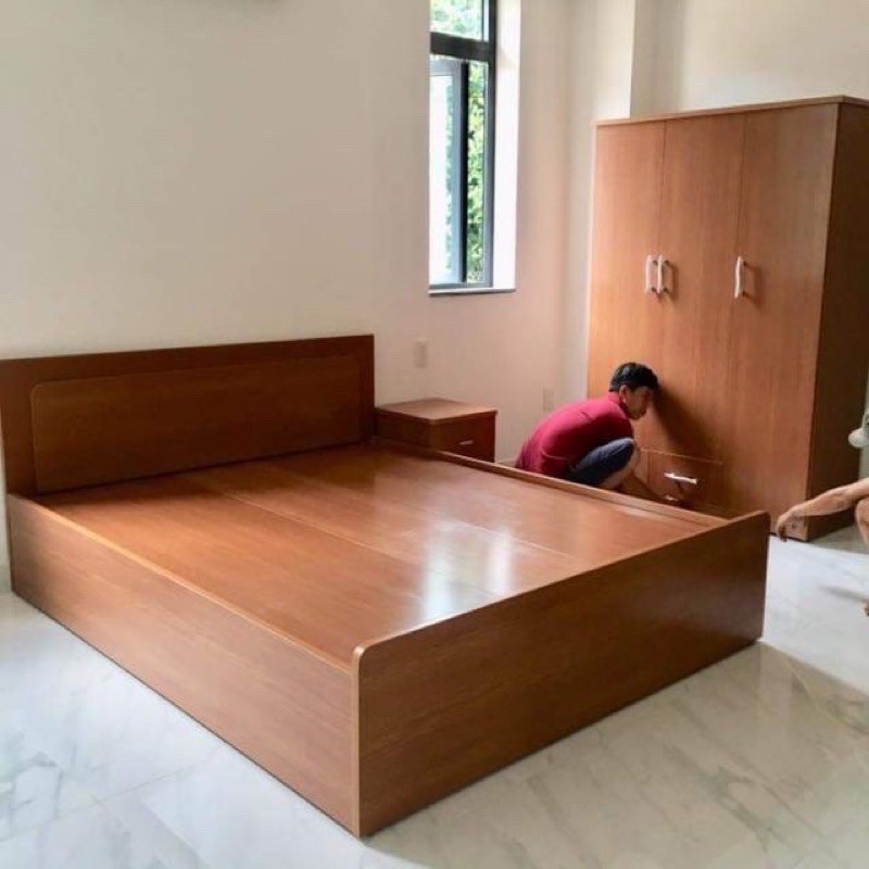 Giường nhựa Đài Loan không cong vênh ẩm mốc mối mọt bảo hành 2 năm 1m6x2m - Tủ Nhựa Hoa Sen