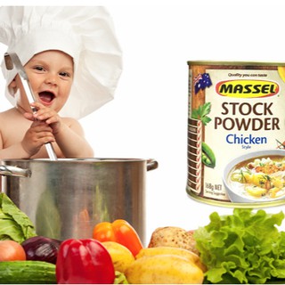 COMBO 3 LON BỘT NÊM MASSEL ÚC 168G ( CÓ 3 VỊ: GÀ,BÒ,RAU CỦ)