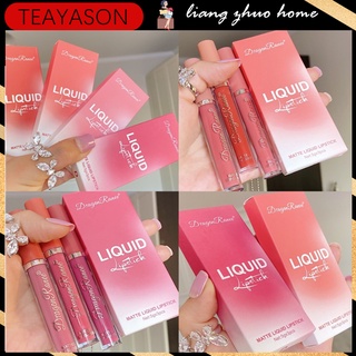 [Hàng mới về] Set 3 son kem lì mềm mịn TEAYASON VE dưỡng ẩm lâu dài