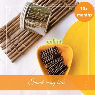 Rong biển kẹp mè đen - mè trắng cho bé 10m+