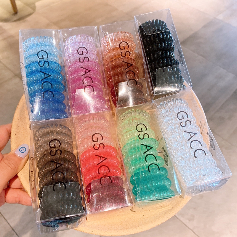 Thun cột tóc chất liệu cao su co giãn nữ tính chất lượng cao