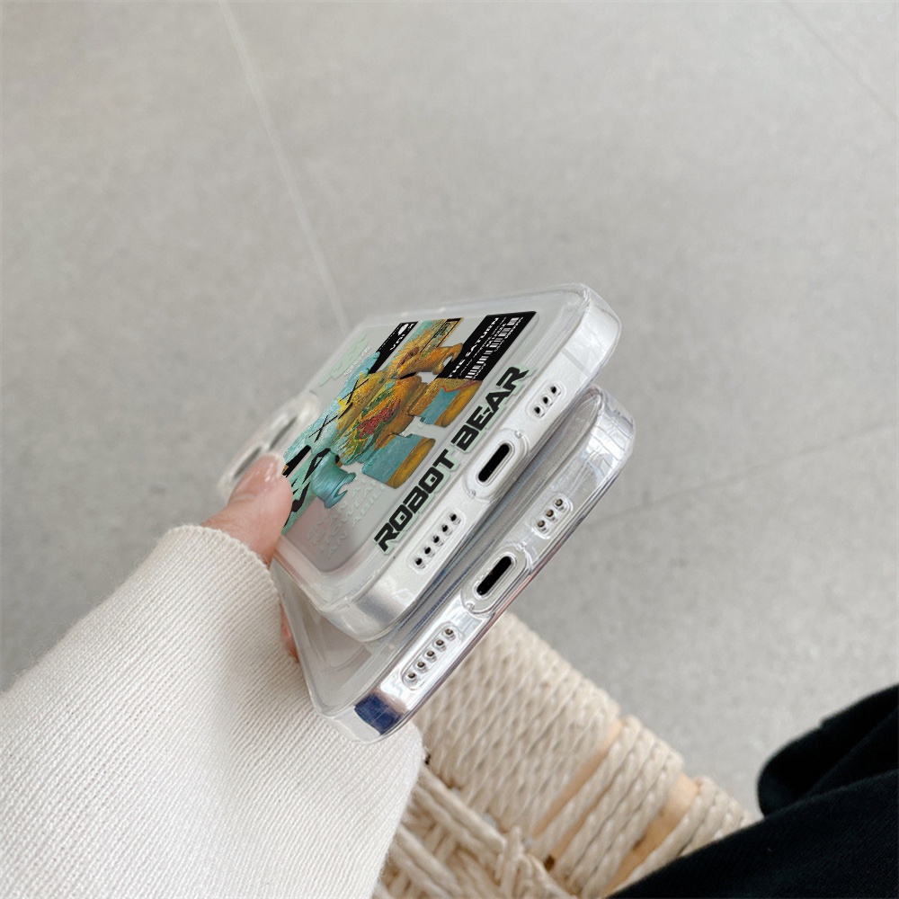Ốp Điện Thoại Mềm Chống Sốc In Hình Gấu KAWS Cho iPhone 11 13 12 X XS Pro Max XR 12 13