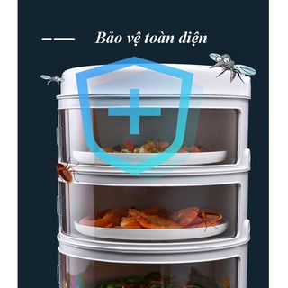 Lồng bàn giữ nhiệt đậy thức ăn 5 tầng thông minh , lồng bàn nhiều tầng sạch sẽ chống ruồi muỗi bụi bặm mới nhất | BigBuy360 - bigbuy360.vn