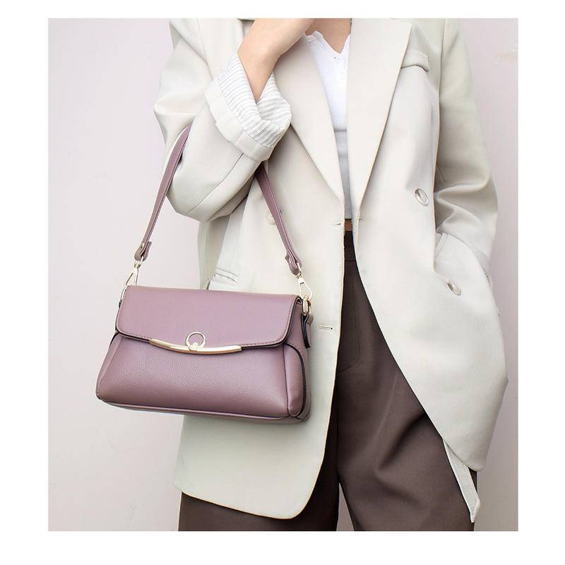 Túi Đeo Chéo Một Bên Vai Hình Vuông Mềm Thời Trang Cao Cấp Đơn Giản Dành Cho Bạn Nữ 6100#