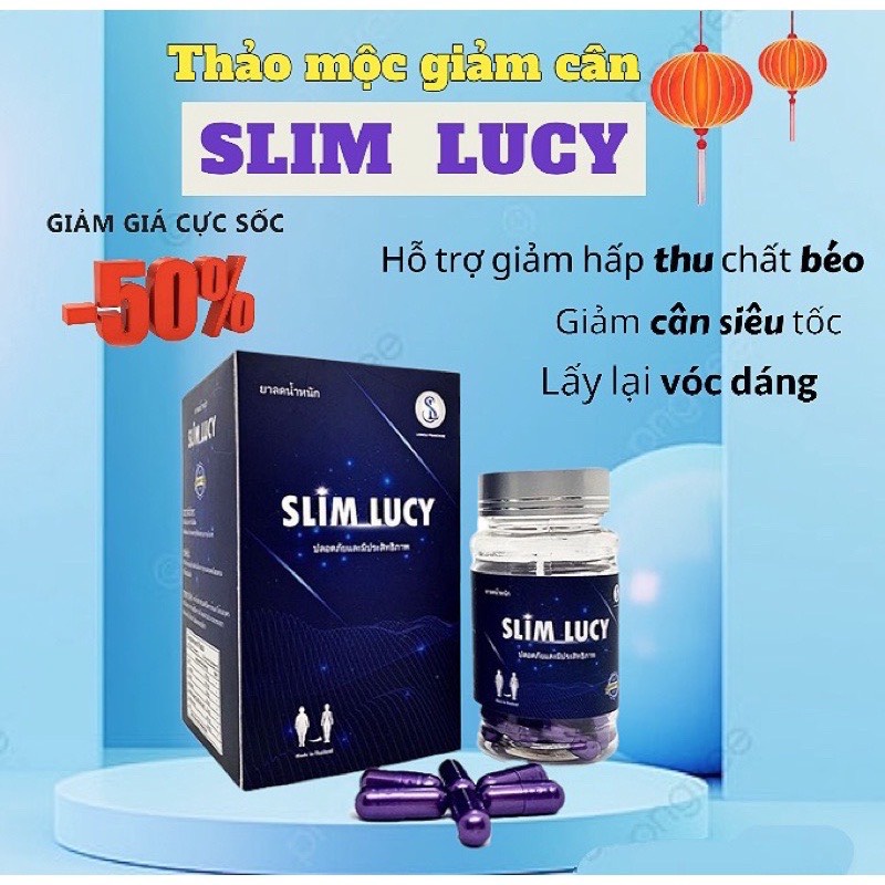 thái lan Giảm Cân Siêu Mạnh Slim Lucy hộp 40v