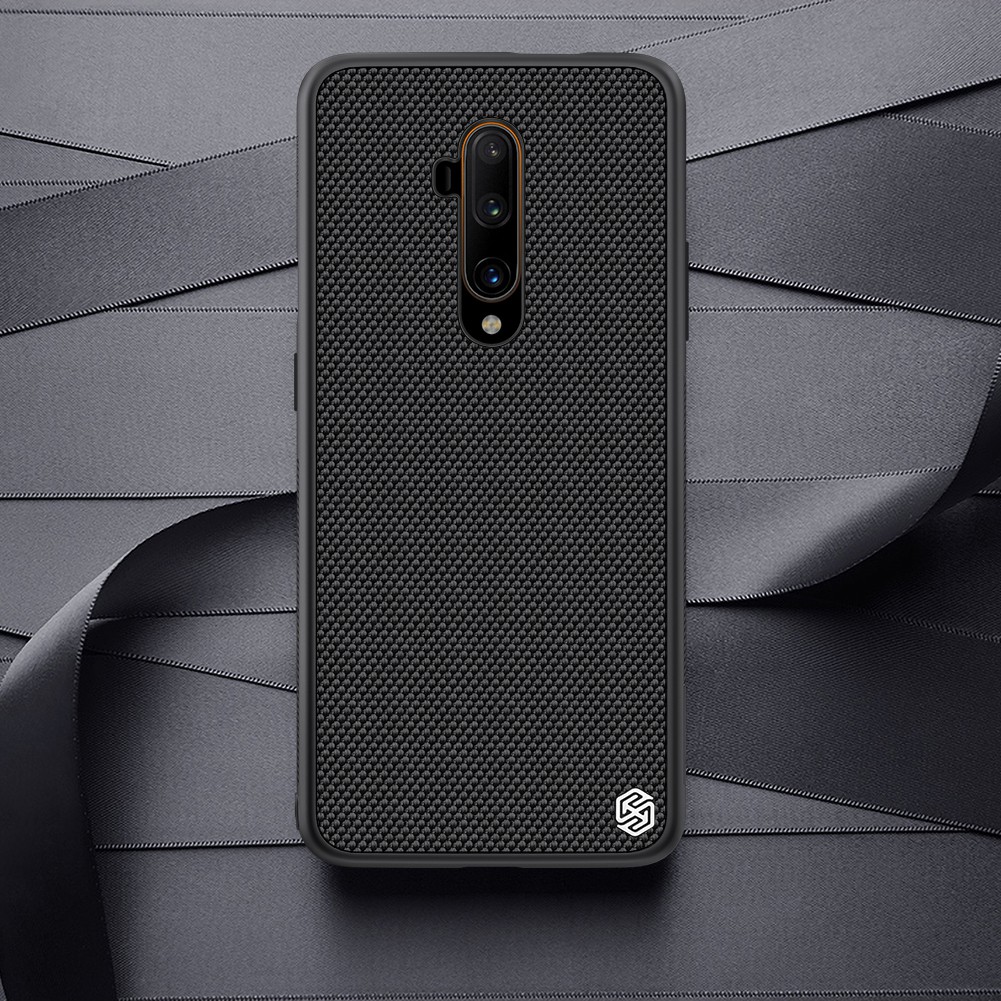 Ốp lưng OnePlus 7T Pro hiệu Nillkin Textured lưng cứng viền mềm kết hợp tạo nên sự sang trọng và bảo vệ máy tối đa