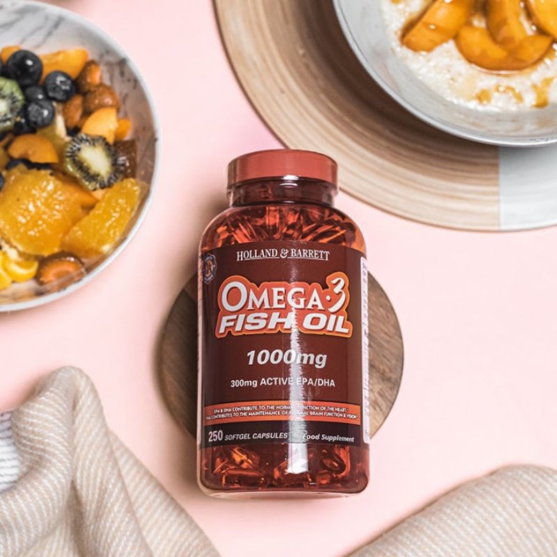 [Có Bill] [250 Viên] [1000mg] OMEGA3 hàm lượng cao holland and barrett | BigBuy360 - bigbuy360.vn