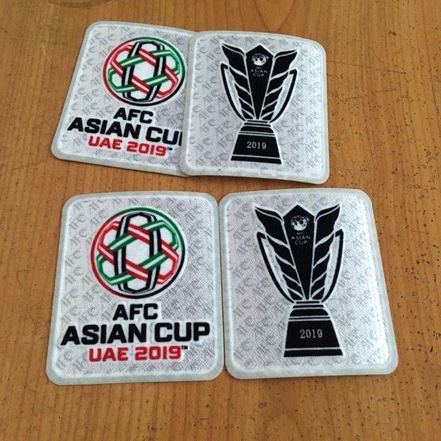 [ Chính Hãng ] Logo Patch Asian Cup 2019 in tay áo bóng đá ĐTQG Việt Nam