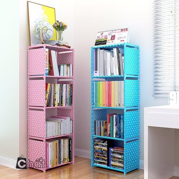 Kệ Sách Thông Minh 4 Tầng Bằng Nhựa ( màu ngẫu nhiên) PT10