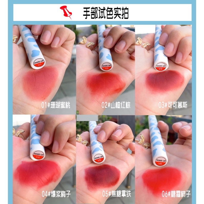 [Hàng mới về] Son môi Hohokang trang điểm chống thấm nước và lâu trôi cao cấp