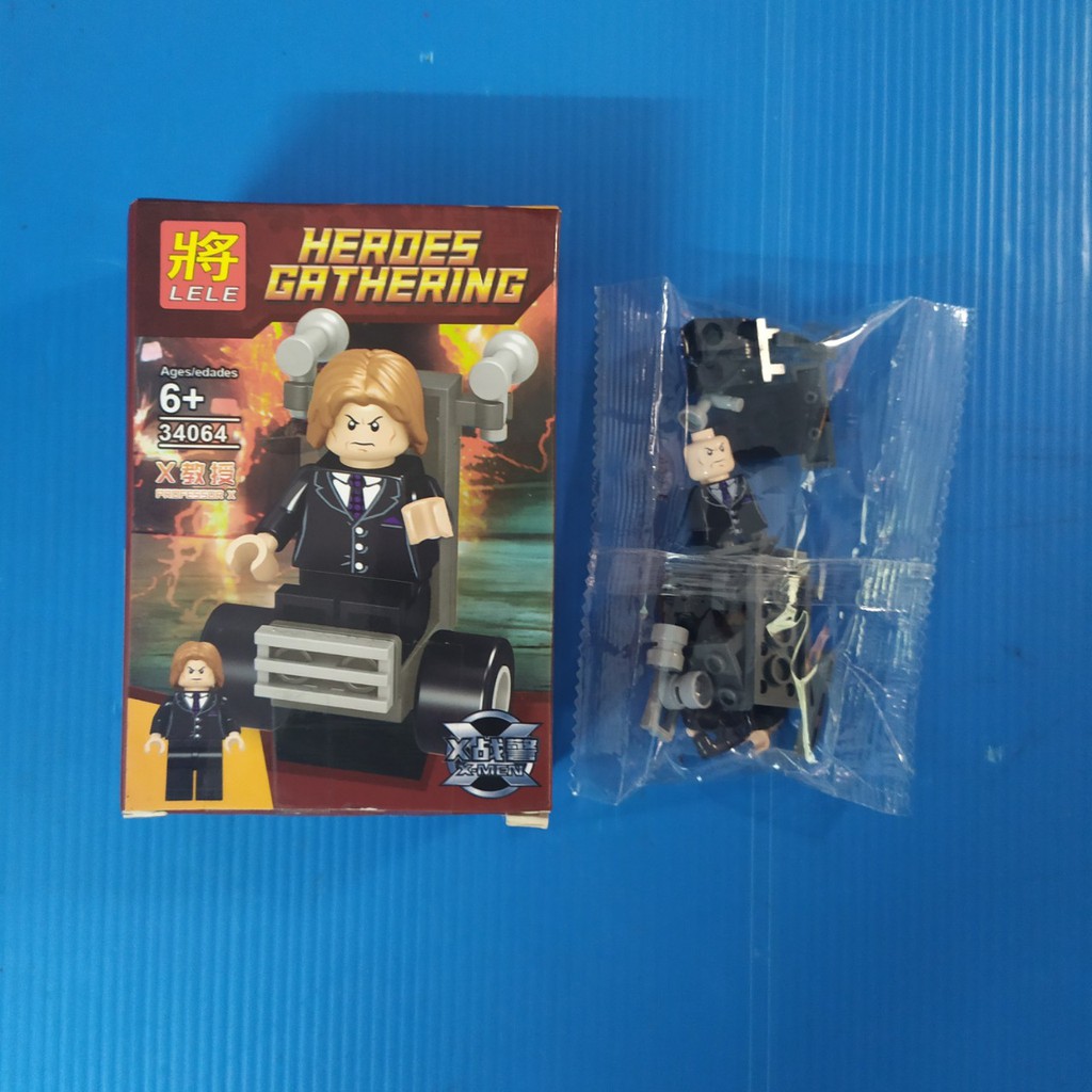 [Một hộp] ghép mô hình minifigures X-Men Lele 34064 các mẫu siêu anh hùng dị nhân