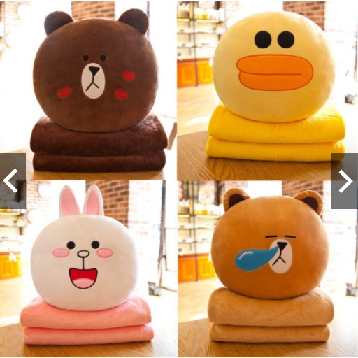 gấu bông chăn thỏ cony brown vịt sally GBC18 rilakkuma